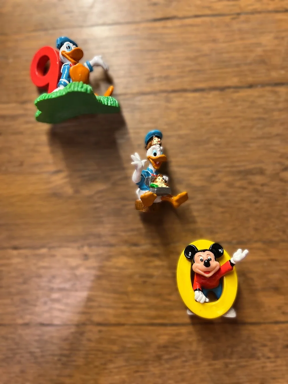 Vintage Disney Cake Topper Figurine Set